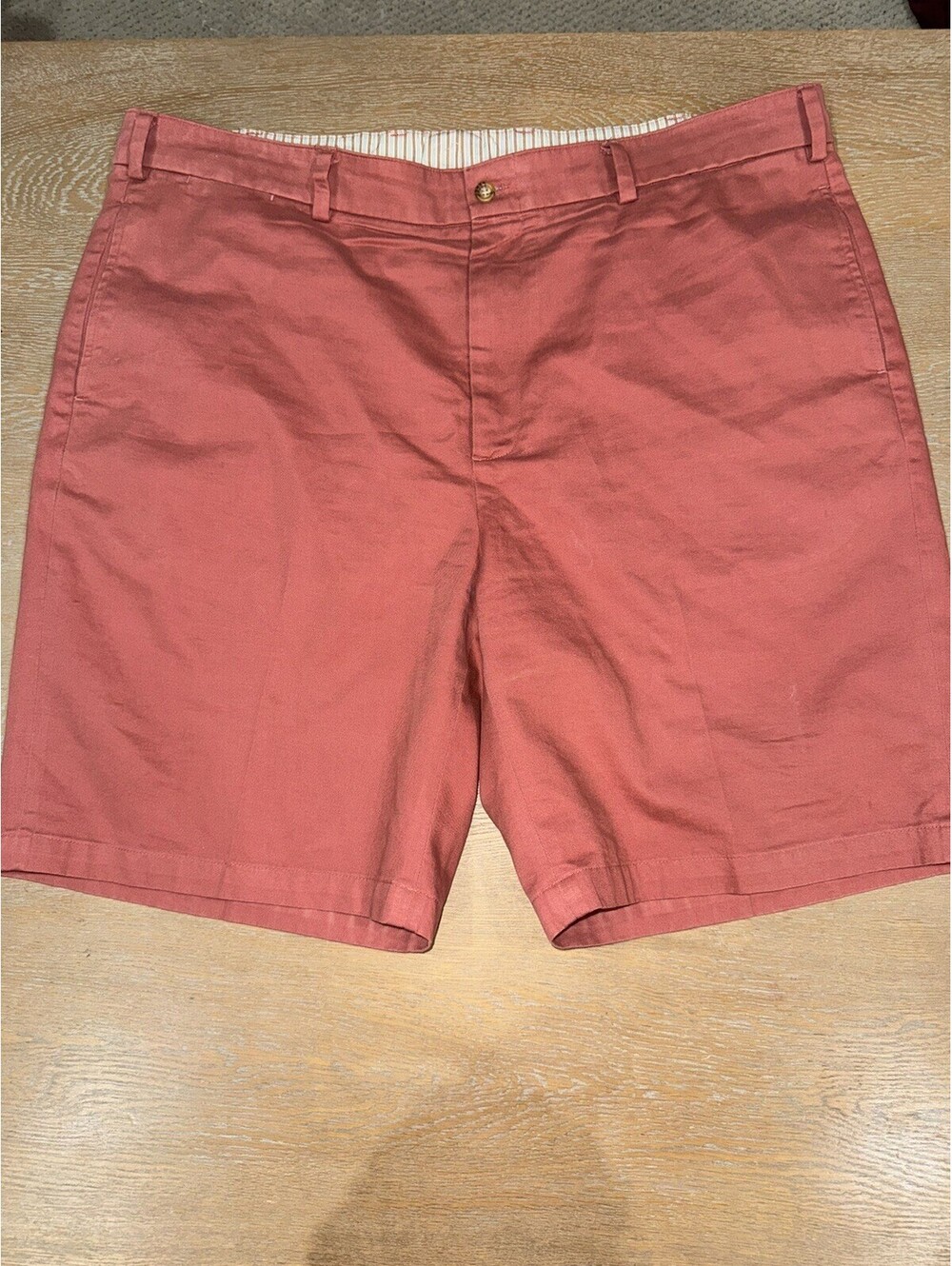Men's Red Bill's Khakis Shorts 42 Waist - 9in Inseam Made In USA